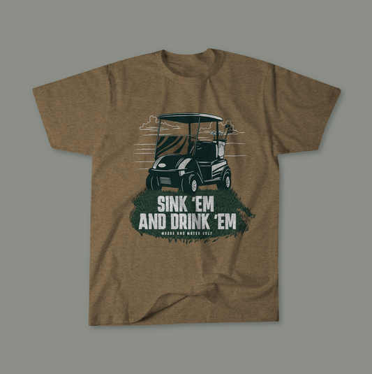 woods and water co golf collection sink 'em and drink 'em